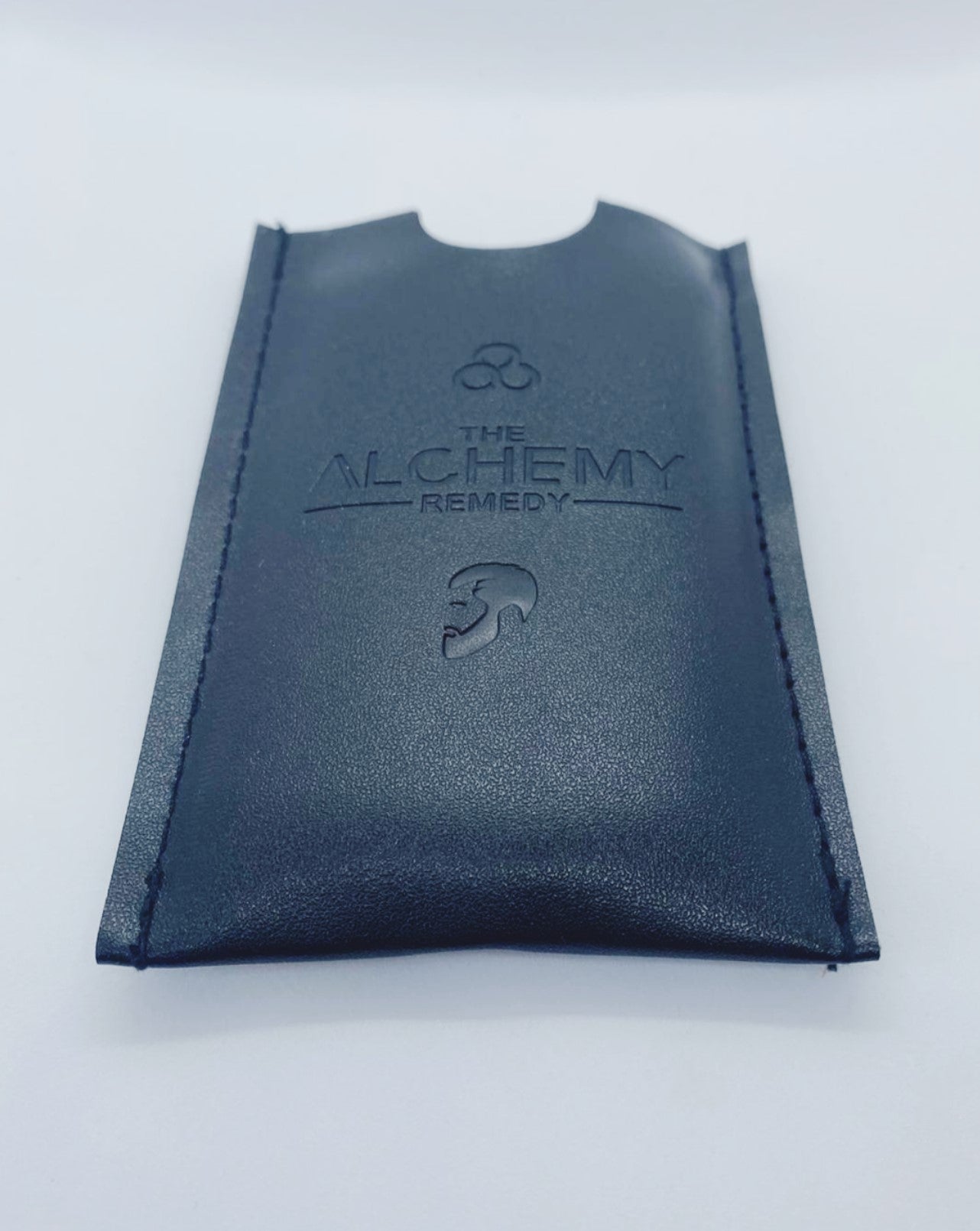 Black Wooden Comb with Leather Case - The Alchemy Remedy